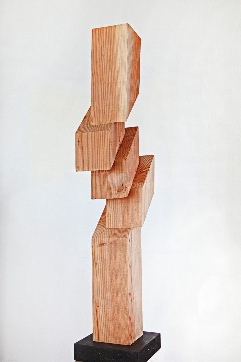 Verschuiving- douglas hout - hoogte 124cm